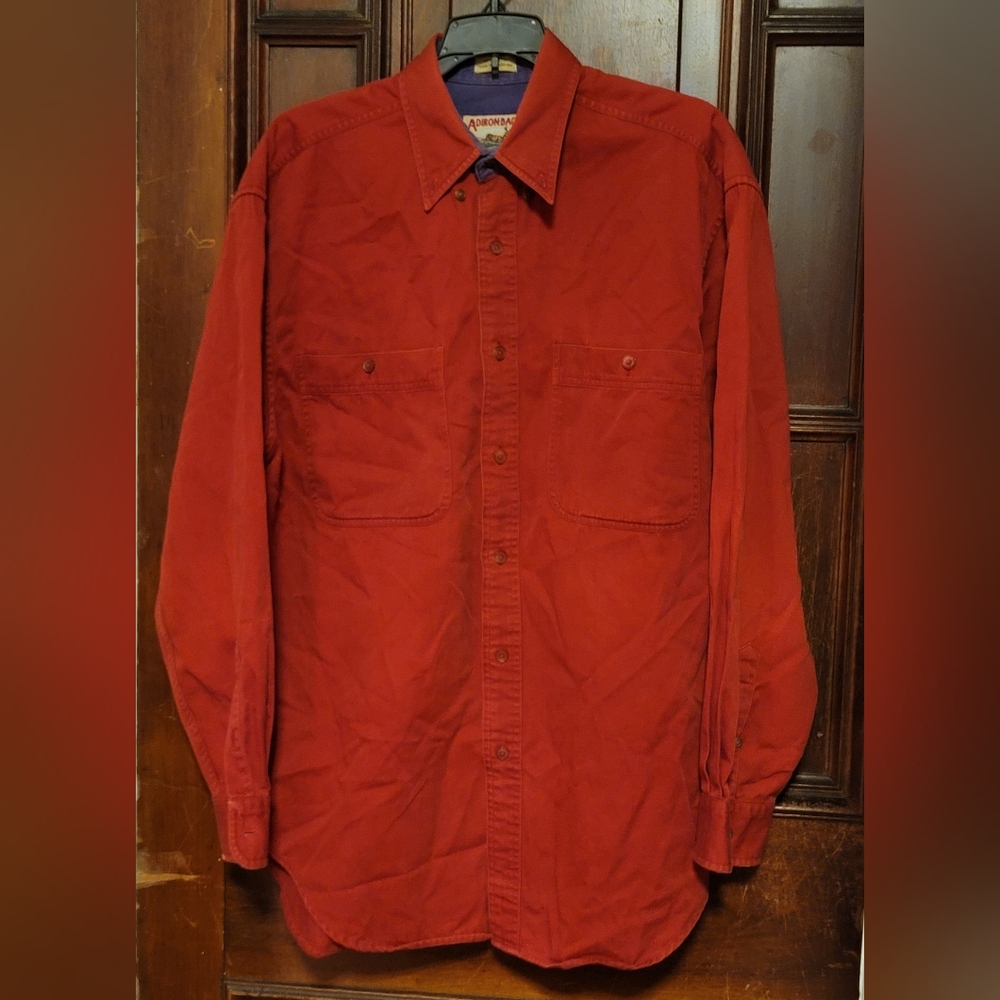 Vintage Adirondack by Seville Row Men's Shirt 100 % Cotton Size Medium